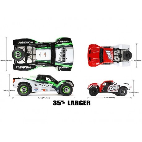 Losi Super Baja Rey 1:6 4WD RTR červená