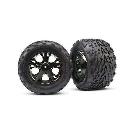 Traxxas kolo 2.8", All-Star černě chromový disk, 19mm, pneu Talon (pár)