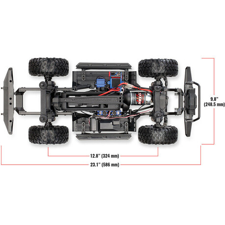 Traxxas TRX-4 Land Rover Defender 1:10 RTR červený