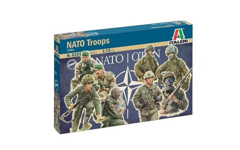 ITALERI Model Kit 6191 NATO TROOPS 1980s 1:72