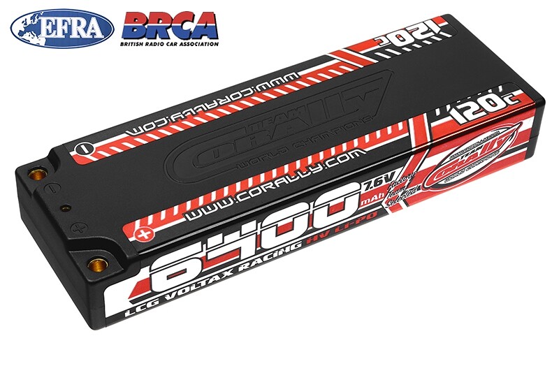 Team Corally VOLTAX HiVOLT 120C LiPo LCG Stick Hardcase-6400mAh-7.6V-G4 (48,6Wh) - C-49610 - expresní doprava