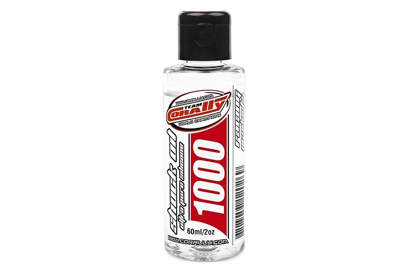 TEAM CORALLY - silikonový olej do tlumičů 1000 CPS (60ml/2oz) - C-81300 - expresní doprava