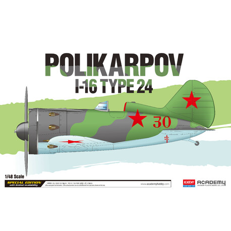 Model Kit aircraft 12314 - Polikarpov I-16 Type 24 LE: (1:48)