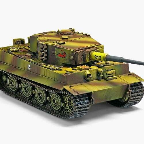 Academy Model Kit tank 13314 - TIGER-1 "LATE VERSION" (1:35) - 36-13314 - expresní doprava
