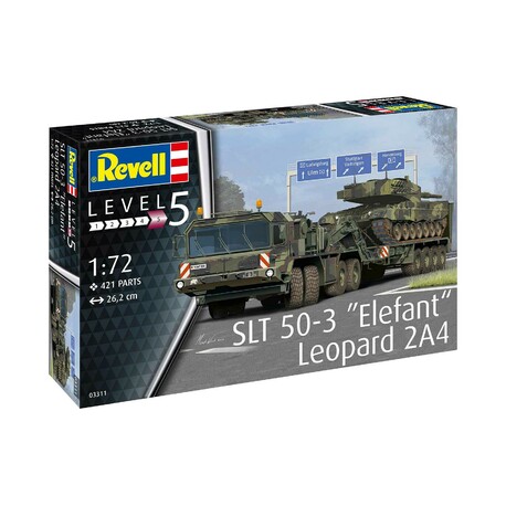 Plastic Modelkit military 03311 - SLT 50-3 "Elephant" + Leopard 2A4 (1:72)