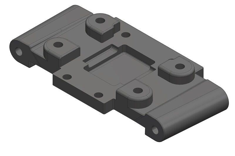 Team Corally Zadní Bulkhead - kompositový plast, 1 ks. - C-00250-058 - expresní doprava