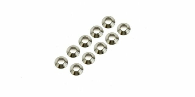 M3x6mm Tapered Washer Kyosho Ultima (10) -Silver - K.UT017 - expresní doprava