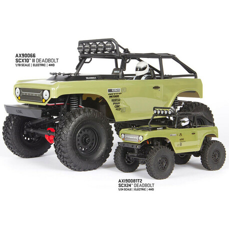 Axial SCX24 Deadbolt 1:24 4WD RTR červený