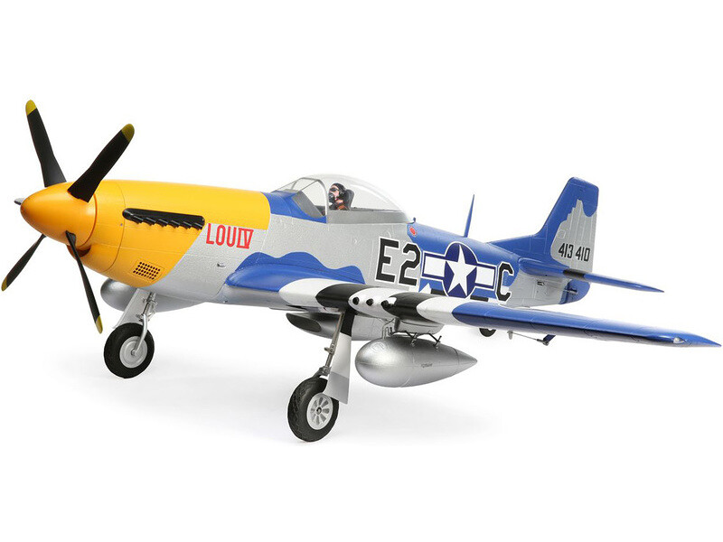 E-flite P-51D Mustang 1.5m BNF Basic - EFL01250 - expresní doprava