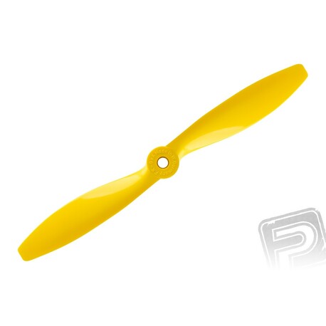 Nylon propeller yellow 9x4 (22x10 cm), 1 pc.