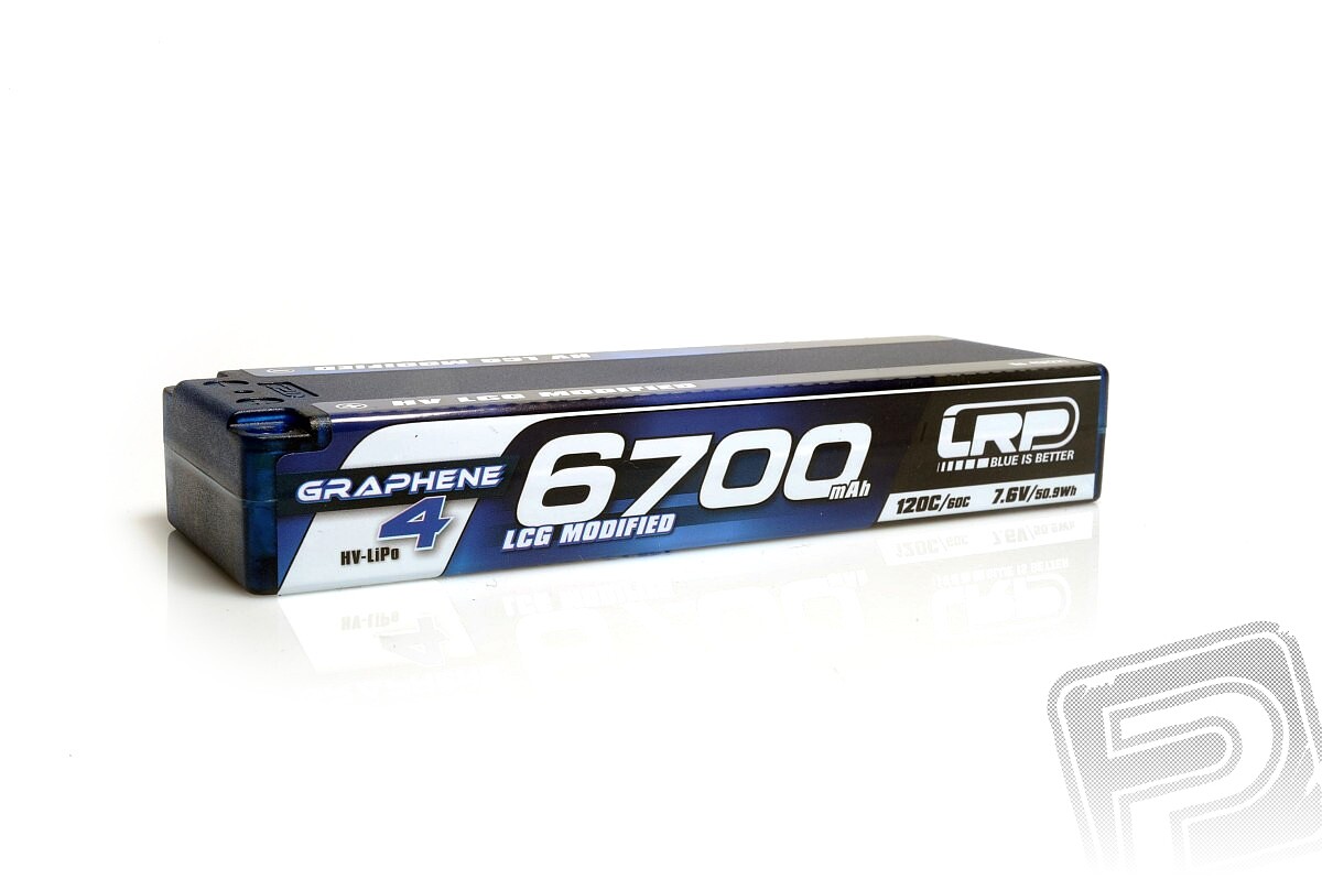 HV LCG Modified GRAPHENA-4 6700mAh Hardcase Akku - 7.6V LiPo - 120C/60C [L431271]