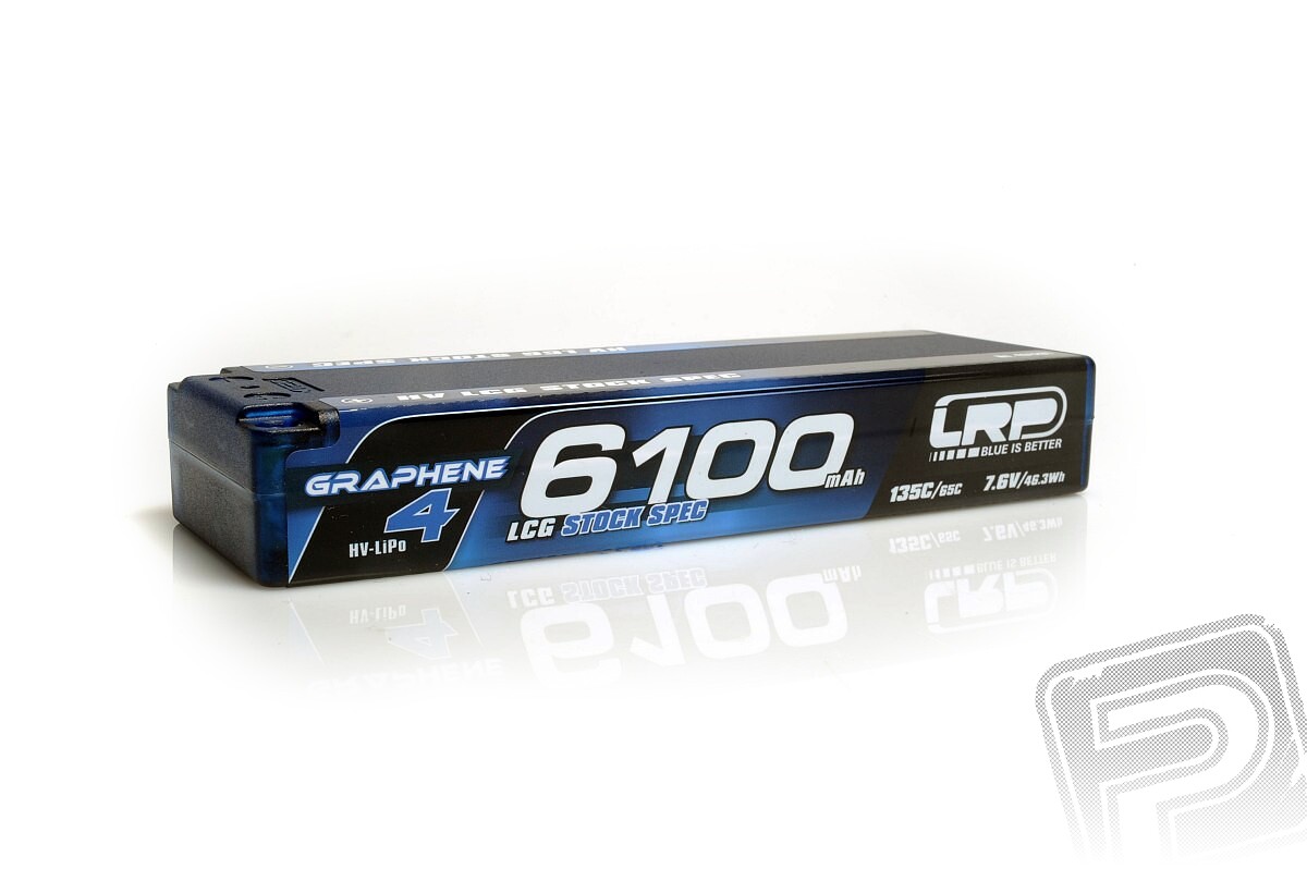 HV LCG Stock Spec GRAPHENA-4 6100mAh Hardcase Akku - 7.6V LiPo - 130C/65C [L431281]