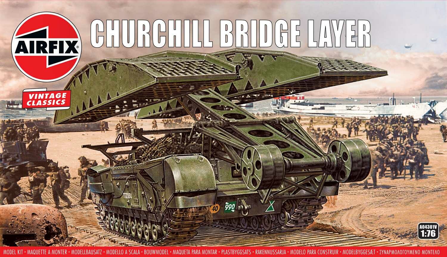 Airfix Churchill Bridge Layer Vintage 1:76 - 30-A04301V - expresní doprava