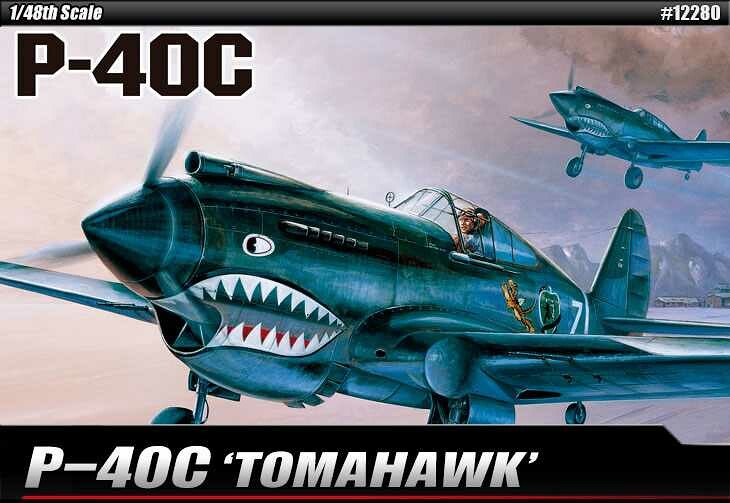 Academy Model Kit letadlo 12280 P-40C 1:48 - 36-12280 - expresní doprava