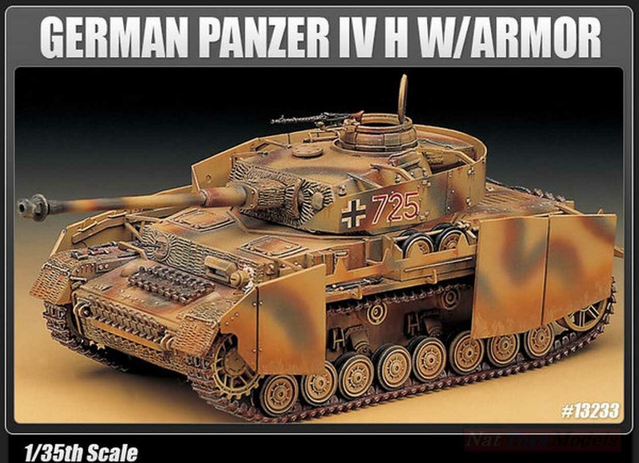 Academy Model Kit tank 13233 GERMAN PANZER IV H W/ARMOR 1:35 - 36-13233 - expresní doprava