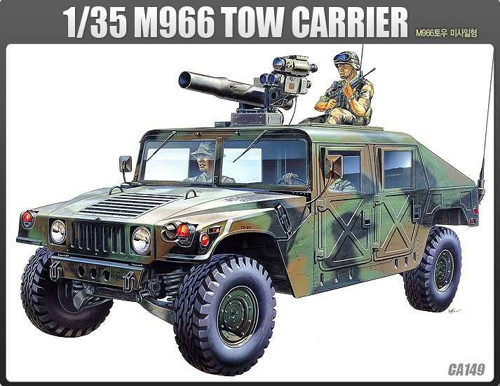 Model Kit military 13250 - M-966 HUMMER WITH TOW (1:35) 36-13250