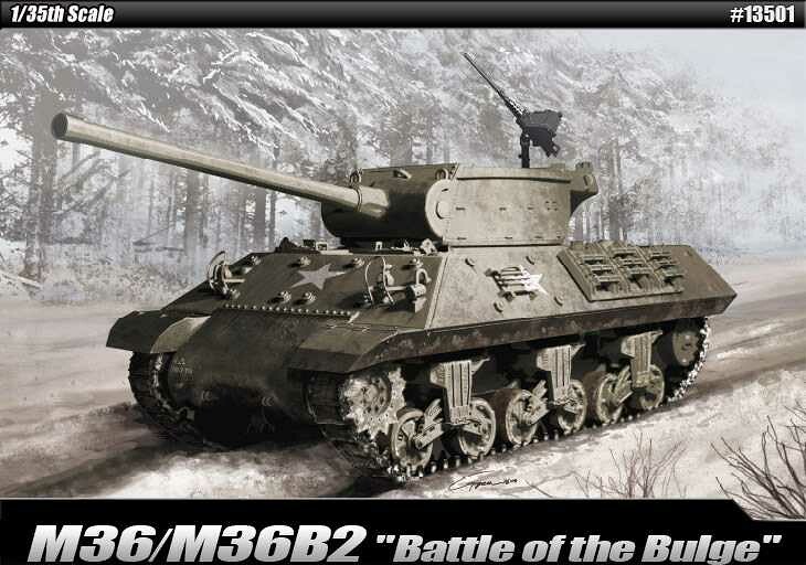 Academy Model Kit tank 13501 - M36/M36B2 "Battle of the Bulge" (1:35) - 36-13501 - expresní doprava