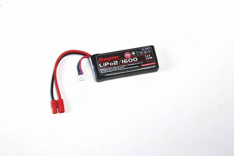 LiPo-Aku 2/1600 7,4V 25C s G3,5 konektorem - 7634.2 - expresní doprava