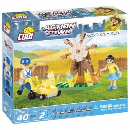 COBI ACTION TOWN Farma - zahradník 40 k, 2 f