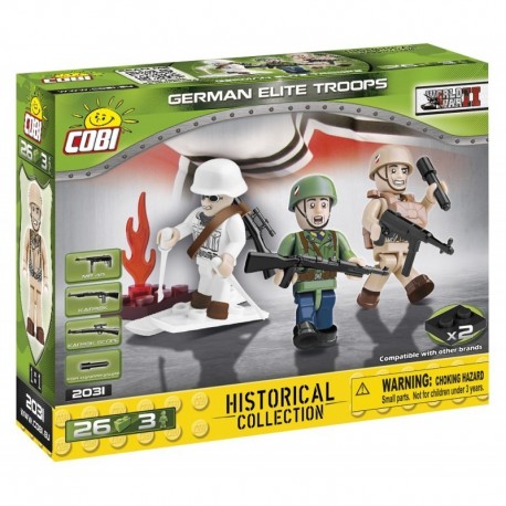 COBI 3 figures with accessories German elite units, 26 b