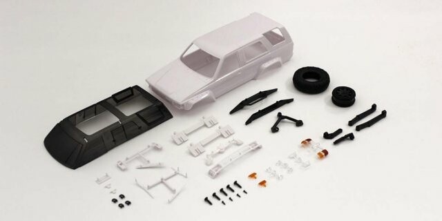 Kyosho Bodyshell Toyota 4Runner Mini-Z 4X4 MX01 (White Body) - K.MXN02 - expresní doprava