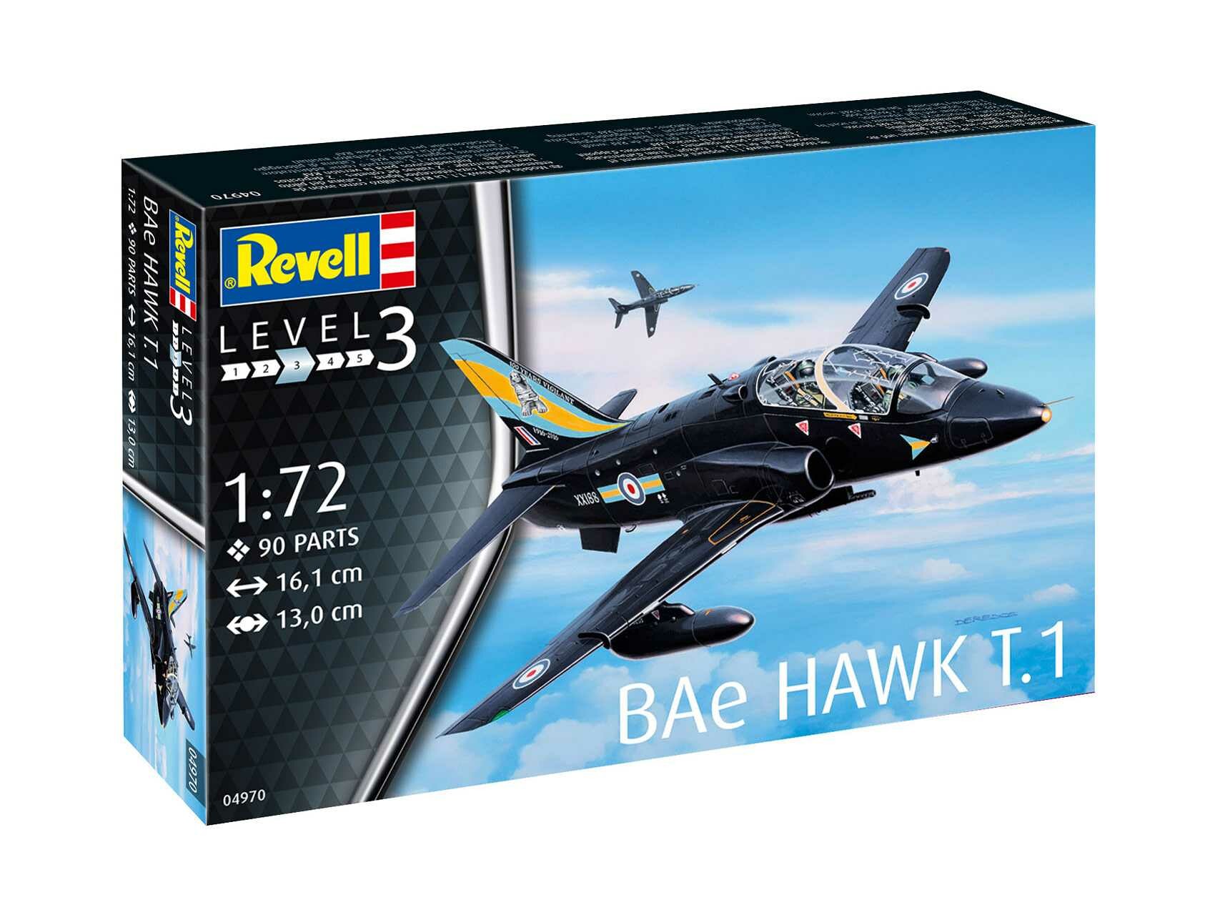 Revell Plastic ModelKit letadlo 04970 - BAe Hawk T.1 (1:72) - 18-04970 - expresní doprava