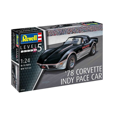 ModelSet auto 67646 - '78 Corvette (C3) Indy Pace Car (1:24)