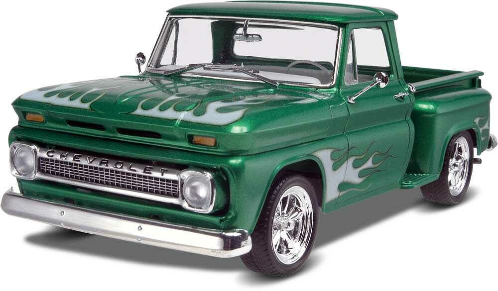 Revell Plastic ModelKit MONOGRAM auto 7210 - '65 Chevy® Stepside Pickup 2 'n 1 (1:25) - 85-7210 - expresní doprava