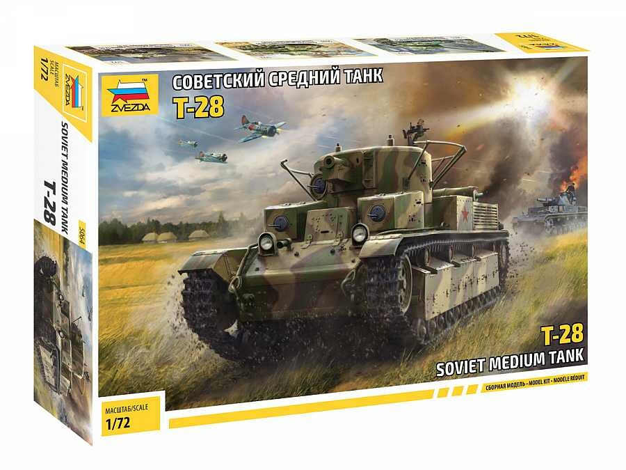 Zvezda Model Kit tank 5064 T-28 Soviet Tank 1:72 - 32-5064 - expresní doprava