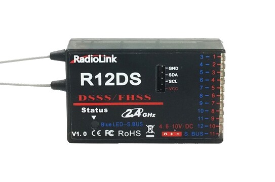 RadioLink Přijímač R12DS - 1RL0050 - expresní doprava