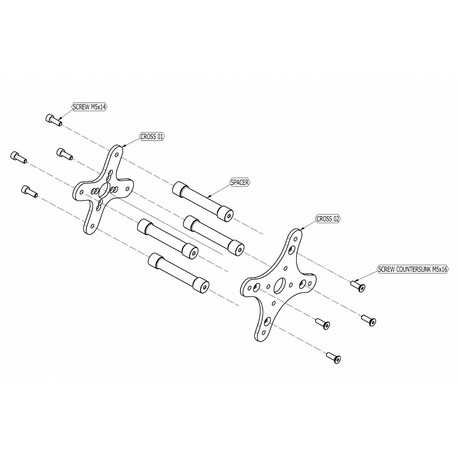 Spacer posts 53xx 30mm (MR5330)