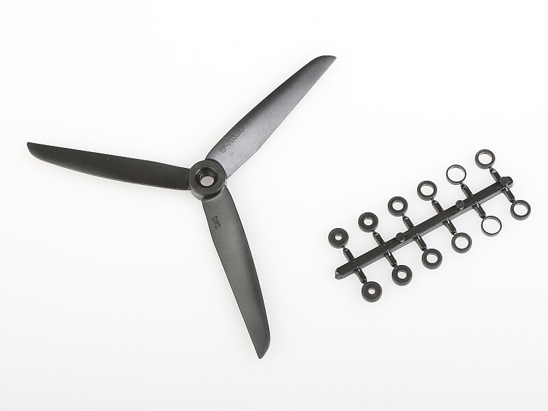 Vrtuľa GWS EP 7x3,5 čierna 3-listá [3EL2222]