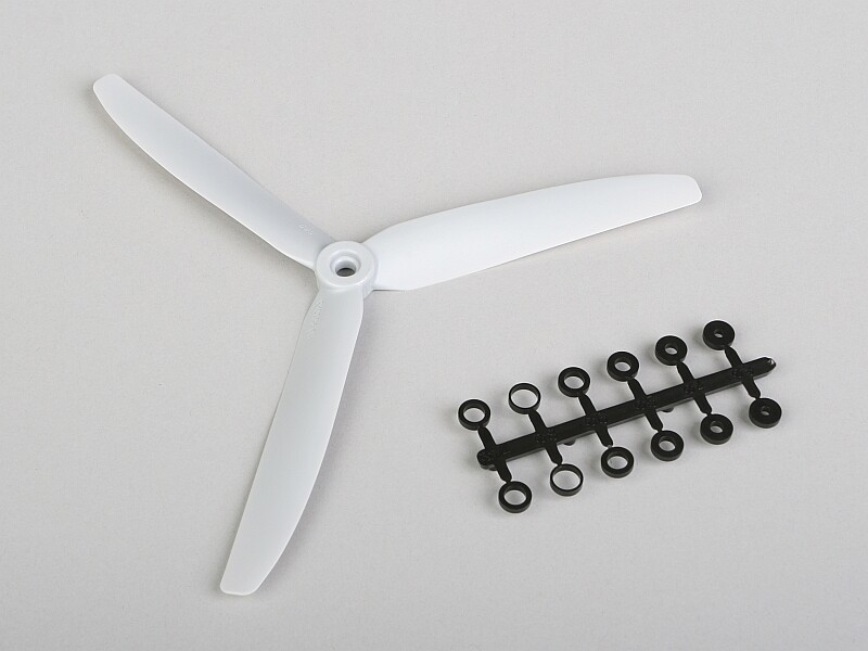 Vrtule GWS HD 9x5 šedá 3-listá - 3EL2342 - expresní doprava