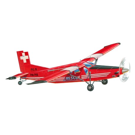 Laser Pilatus PC6 TurboPorter. rzeźbione 662mm