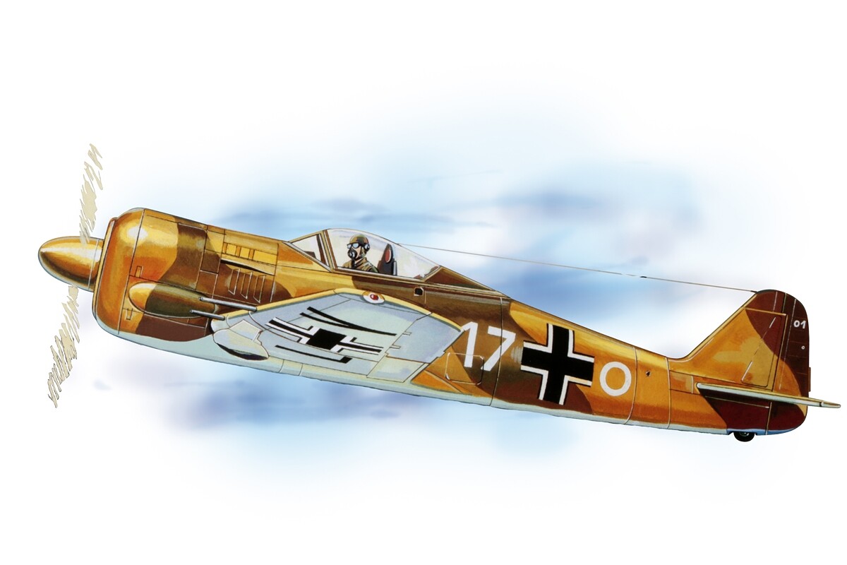 Guillow Focke-Wulf FW-190 (654mm) laser.vyřezávaný - 4SH0406LC - expresní doprava