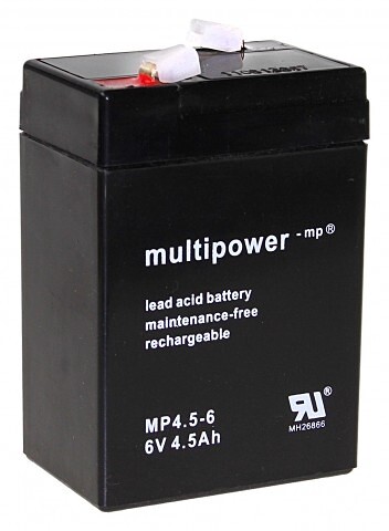 Pb akumulátor MULTIPOWER 6V/4,5Ah - 8KM8560 - expresní doprava