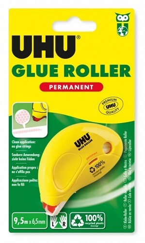 UHU Dry & Clean roller permanent 6,5 mm x 9,5 m [UHU21346]