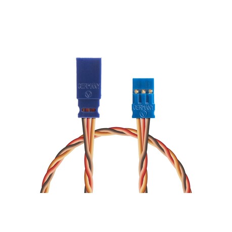 Extension cable 100mm, JR 0.35qmm twisted silicone cable, 1 pc.