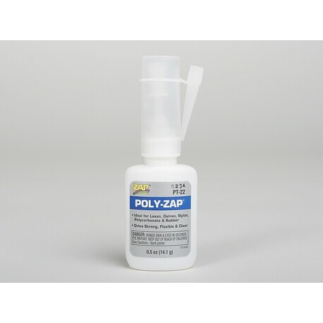 POLY-ON 14.1g (1/2oz) medium sec. glue for plastics