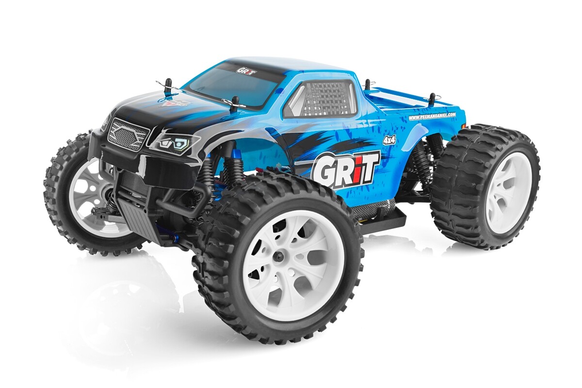 HiMOTO Monster EMXT GRIT 1:10 elektro RTR set 2,4 GHz (modrá) - HMHI2101RC-PB - expresní doprava