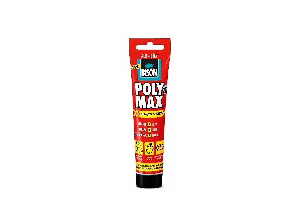 BISON POLY MAX express white 165g lepiaci tmel [BIS31078]