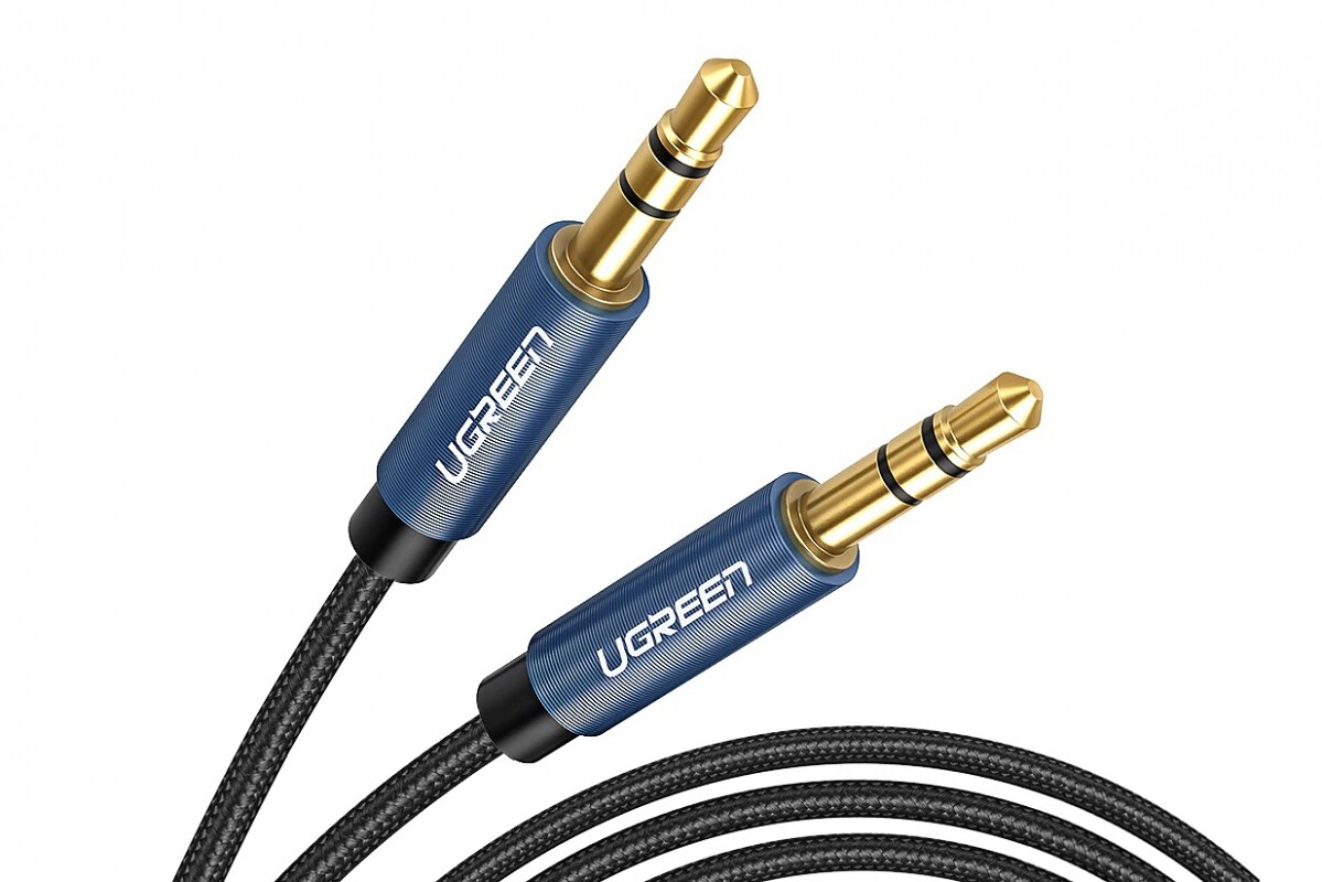 UGREEN stereo audio kábel 3.5mm jack 1m, modrý [1UG1070]