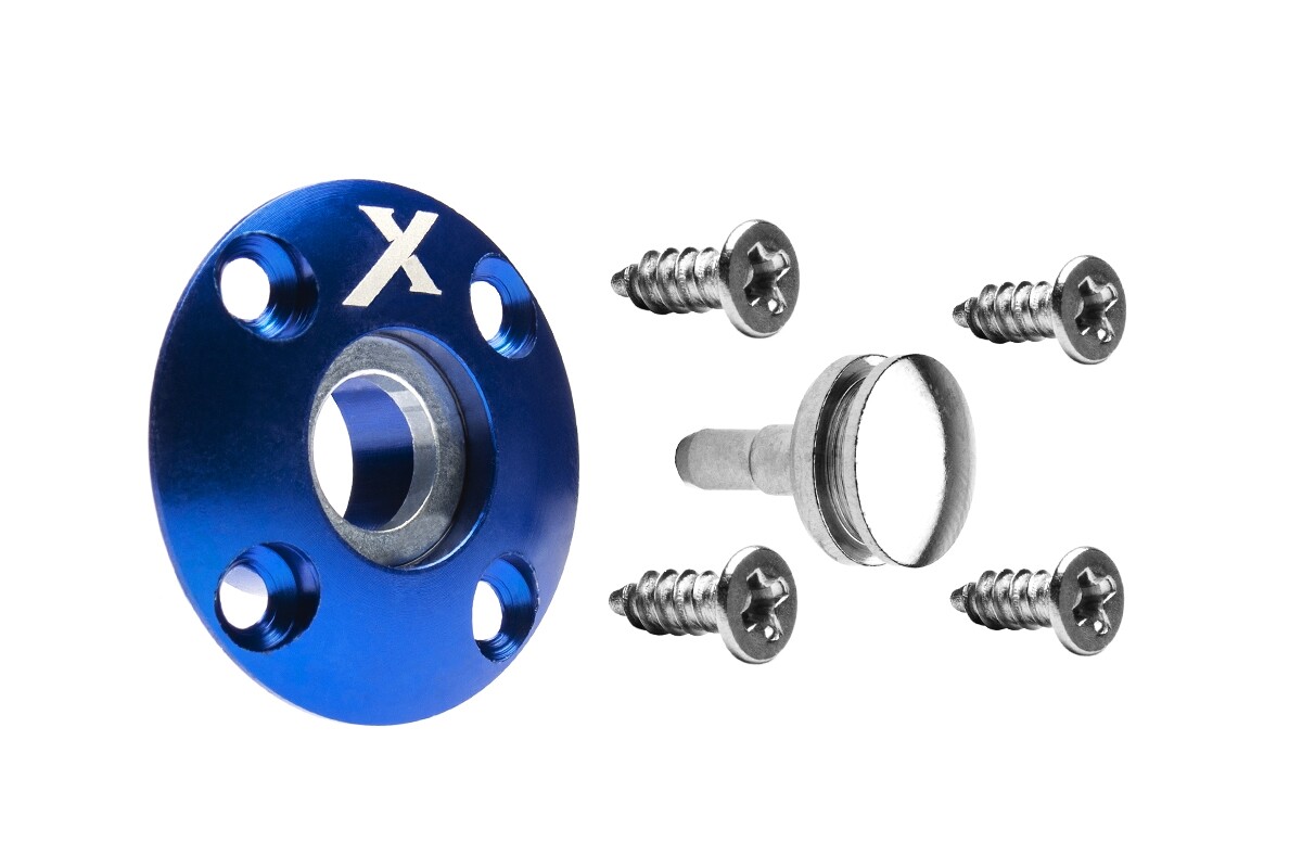 Xessories Tankovací ventil magnetický (X logo), Modrý - FDM-BLUE - expresní doprava