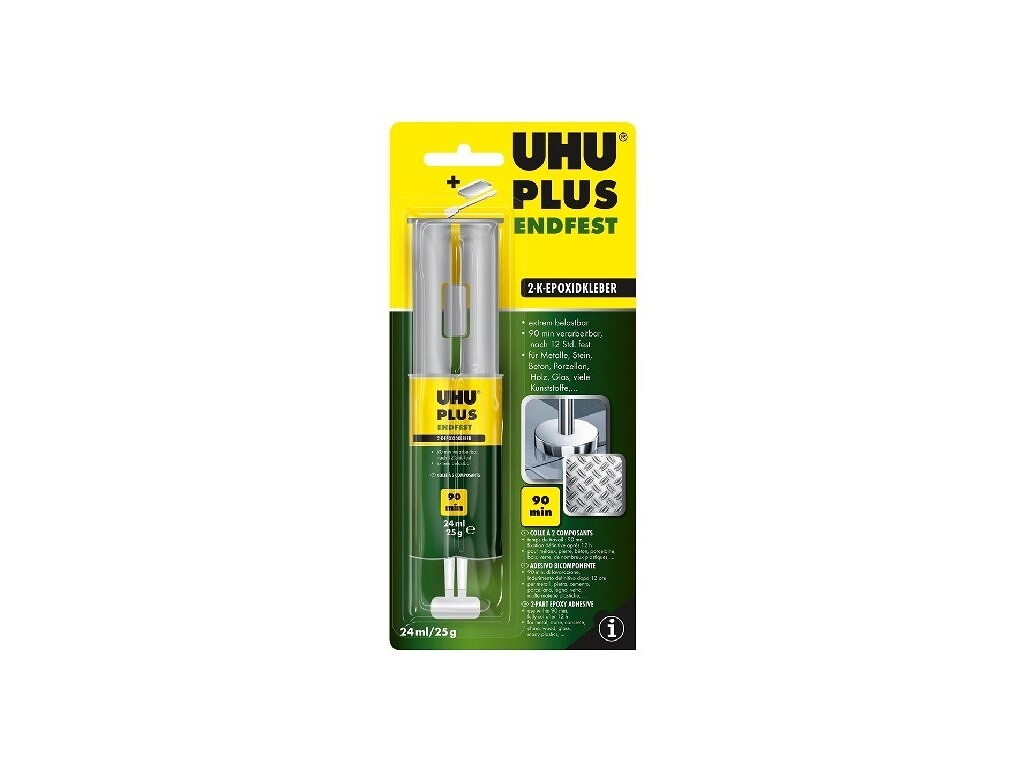 UHU PLUS endfest 90 min EPOXY 24ml/25g v dávkovači - UHU5686 - expresní doprava