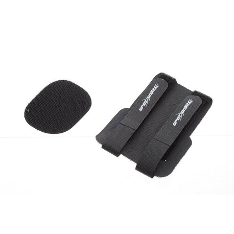 Double tightening Velcro for batteries, RX and tanks (black)