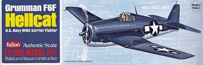 Guillow Grumman F6F Hellcat (419mm) - 4SH0503 - expresní doprava