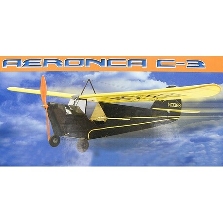 Aeronca C-3 Collegian 889mm laser. carved