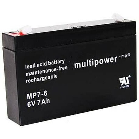 Pb akumulátor MULTIPOWER 6V/7,0Ah