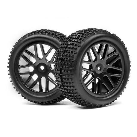 Glued tires 1:10 Buggy Rear (2pcs)