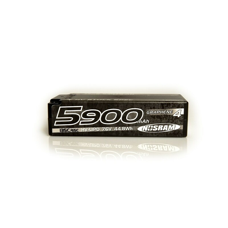 HV Stock Spec Shorty GRAPHENE 4 5900mAh Hardcase Akku 7 6V LiPo